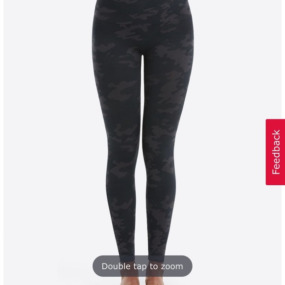Spanx seamless black camo leggings - Picture 2 of 6